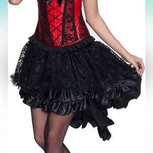 NEW| Gothic High Low Printed Skirt